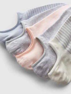 Füßlinge aus Baumwolle, 5er-Pack