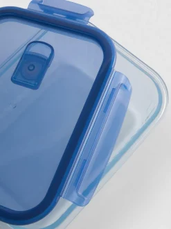 Frischhaltebox aus geriffeltem Glas