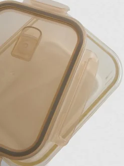 Frischhaltebox aus geriffeltem Glas