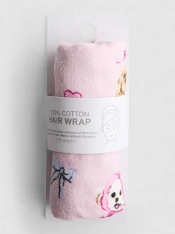Frottee-Haarturban mit Muster