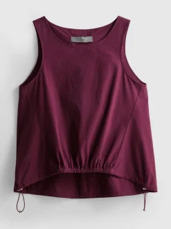 Funktionales Tanktop mit rundem Saum