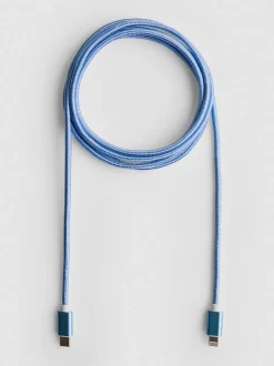 Geflochtenes USB-A- auf Lightning-Kabel, 2 m