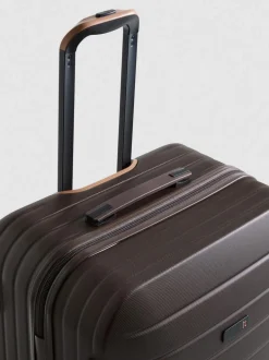 Geformter Hartschalenkoffer mit 8 Rollen