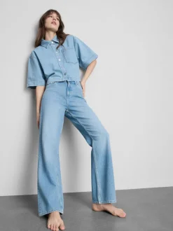 Gerade geschnittene Jeans aus Baumwolldenim