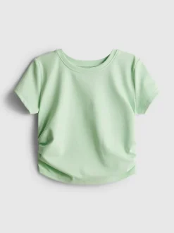 Gerafftes Active-T-Shirt