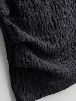 Gerafftes Top in Knitteroptik