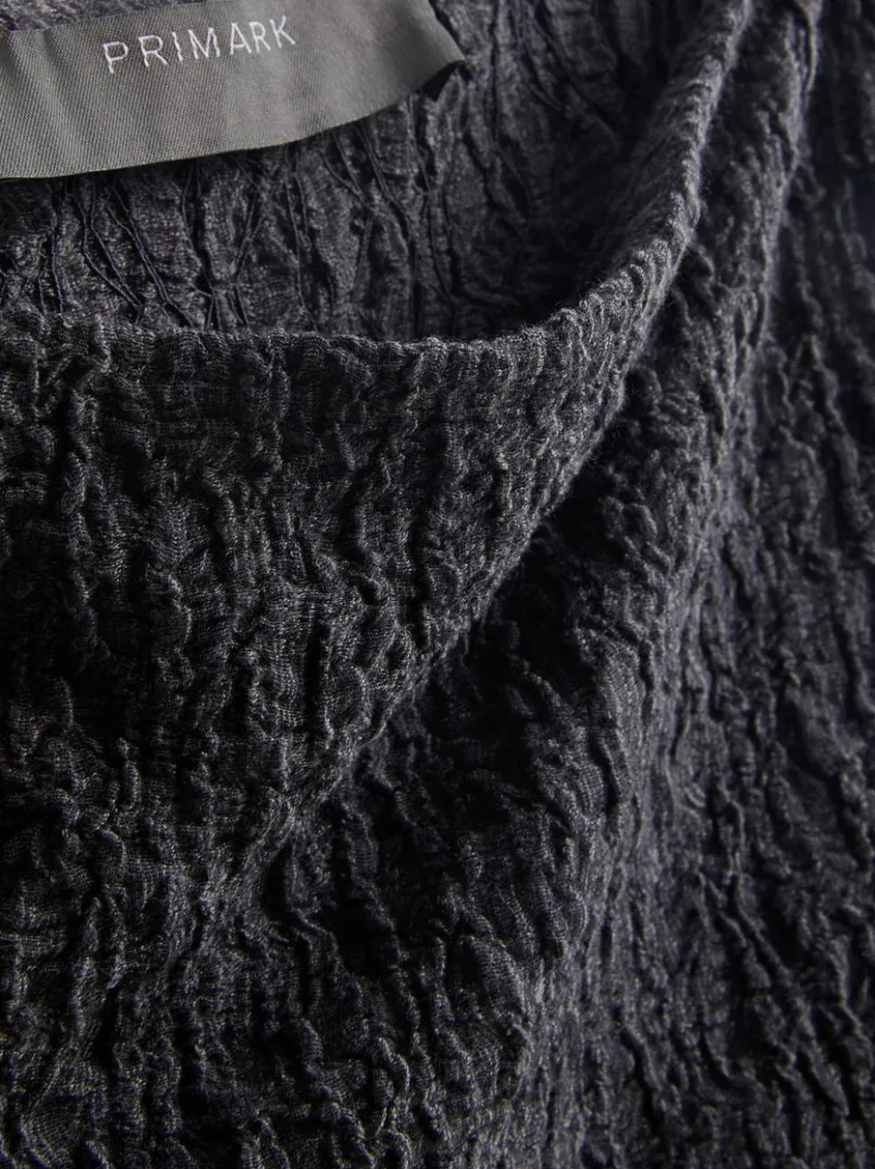 Gerafftes Top in Knitteroptik
