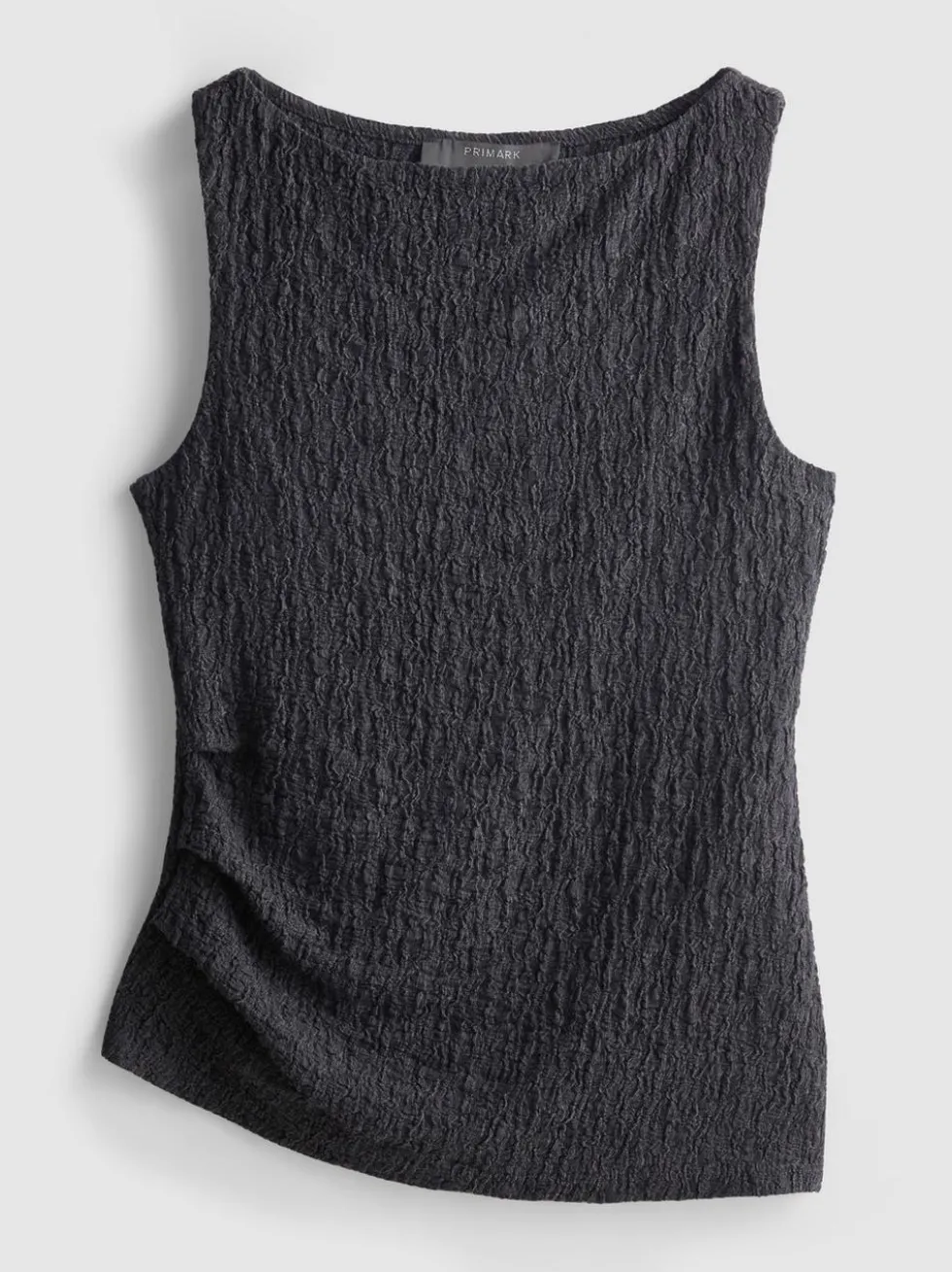 Gerafftes Top in Knitteroptik