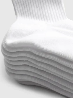 Gerippte Crew-Socken, 5er-Pack