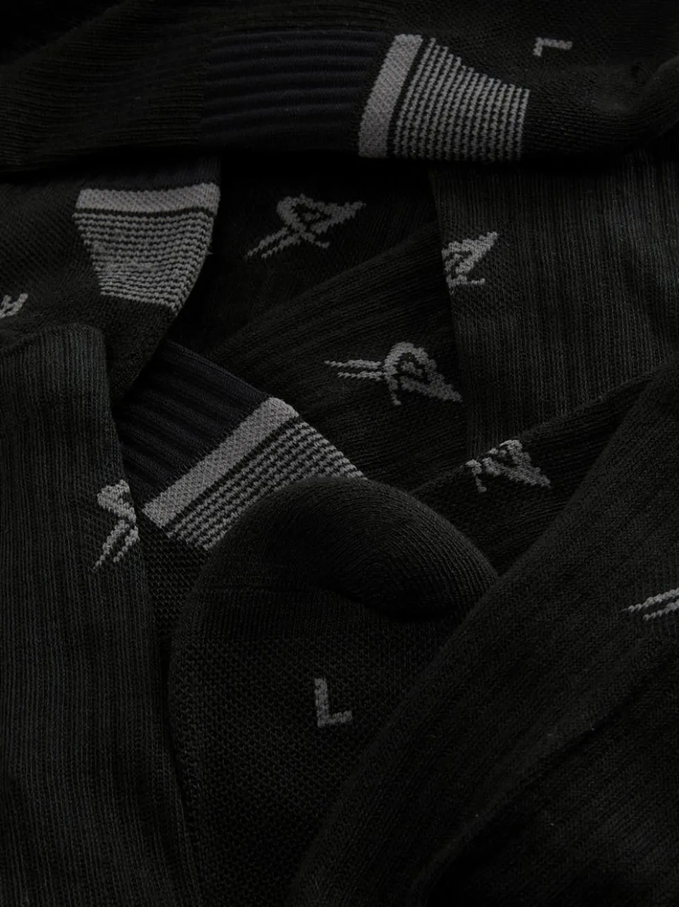 Gerippte Performance-Socken, 5er-Pack