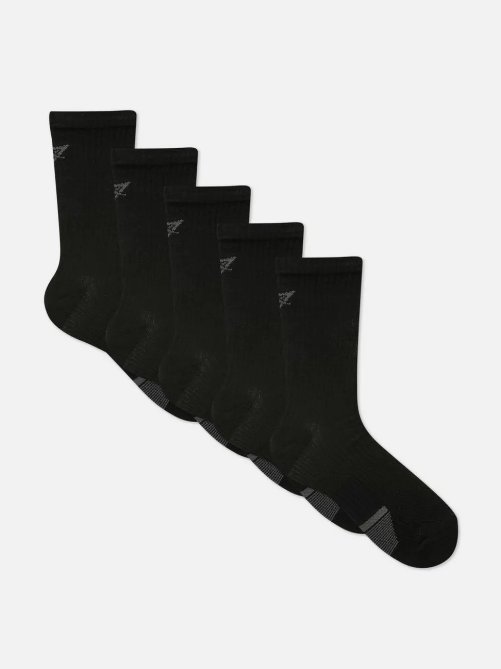 Gerippte Performance-Socken, 5er-Pack
