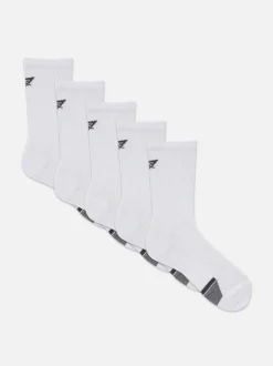 Gerippte Performance-Socken, 5er-Pack