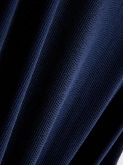 Geripptes Bodycon-T-Shirt-Kleid in Minilänge