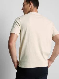 Geripptes „The Edit“ T-Shirt mit Rundhalsausschnitt