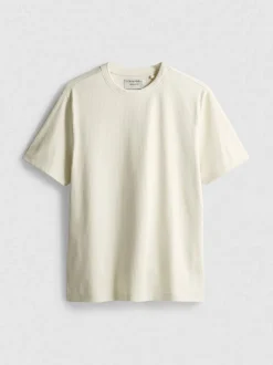 Geripptes „The Edit“ T-Shirt mit Rundhalsausschnitt