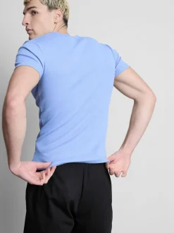 Gerippte T-Shirts, 2er-Pack