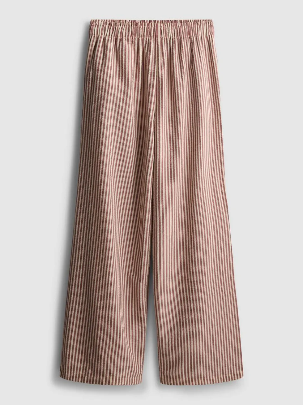 Gestreifte Seersucker-Hose aus Baumwolle