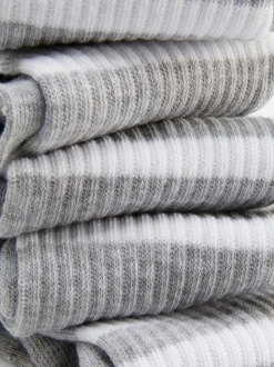 Gestreifte Sportsocken, 5er-Pack