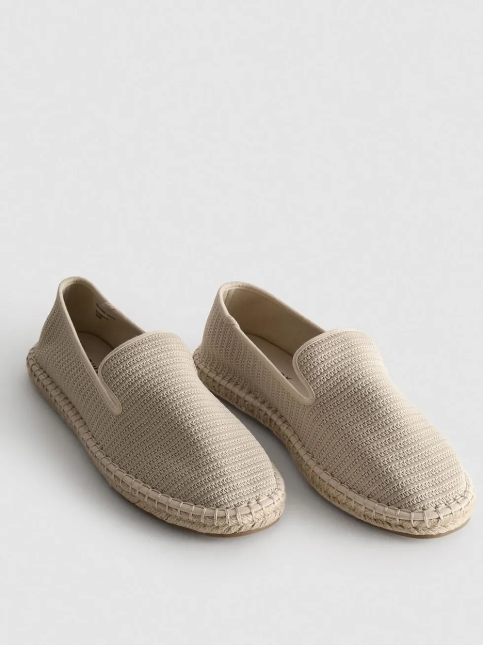 Gestrickte Low-Top-Espadrilles