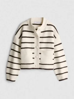 Gestrickter Bomber-Cardigan