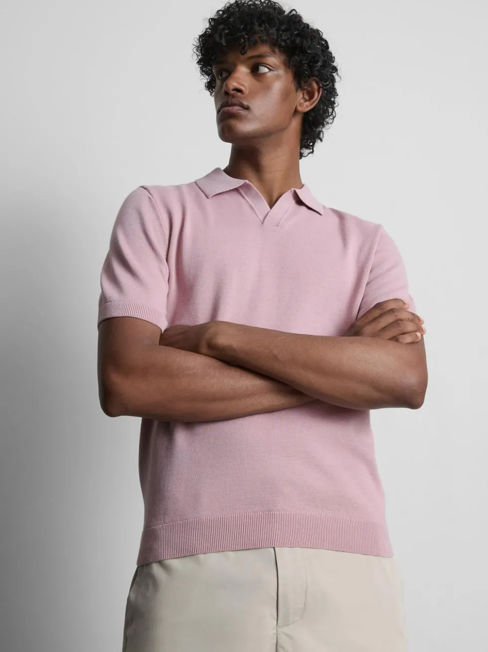 Gestricktes „The Edit“ Poloshirt