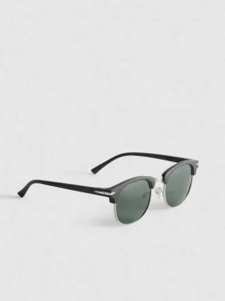Getönte Clubmaster-Sonnenbrille