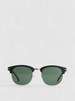 Getönte Clubmaster-Sonnenbrille