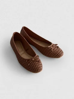 Gewebte Ballerinas