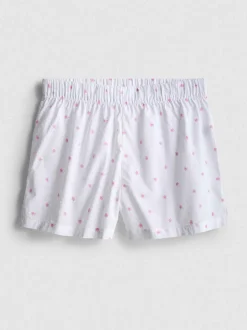 Gewebte Schlafanzugshorts aus Baumwolle