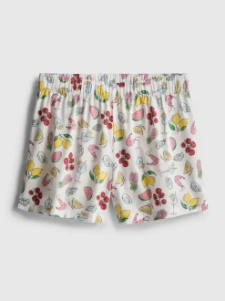 Gewebte Schlafanzugshorts aus Baumwolle
