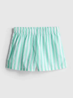 Gewebte Schlafanzugshorts aus Baumwolle