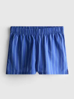 Gewebte Schlafanzugshorts aus Baumwolle