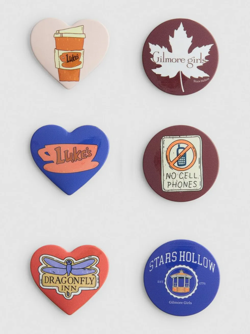 „Gilmore Girls“ Magnete, 6er-Pack