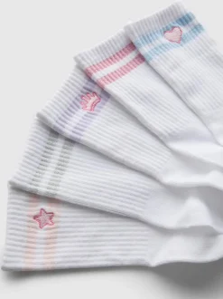 Glitzernde Sportsocken, 5er-Pack