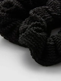Haargummis in Knitteroptik, 3er-Pack