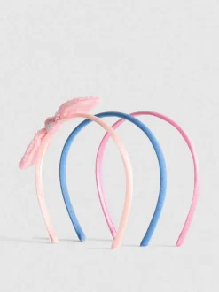 Haarreifen mit Schleife, 3er-Pack