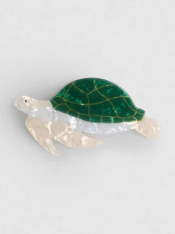 Haarspange in Schildkrötenform