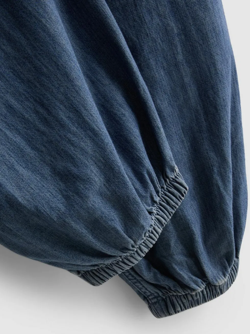 Haremshose aus Baumwoll-Denim