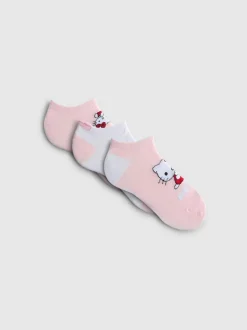 „Hello Kitty“ Sneaker-Socken, 3er-Pack