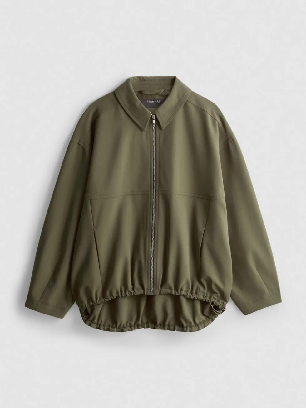 Hemdjacke mit Kragen und Reißverschluss