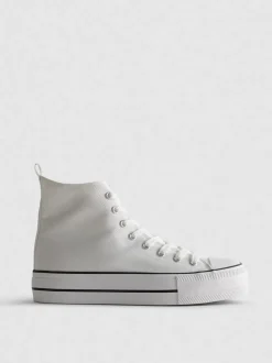 High-Top-Sneaker aus Canvas