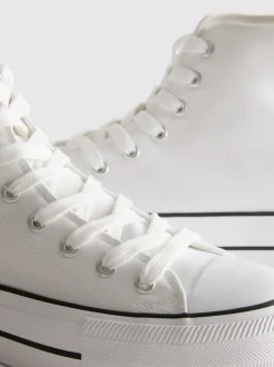 High-Top-Sneaker aus Canvas