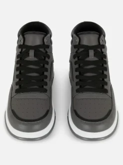 High-Top-Sneaker mit Einsätzen