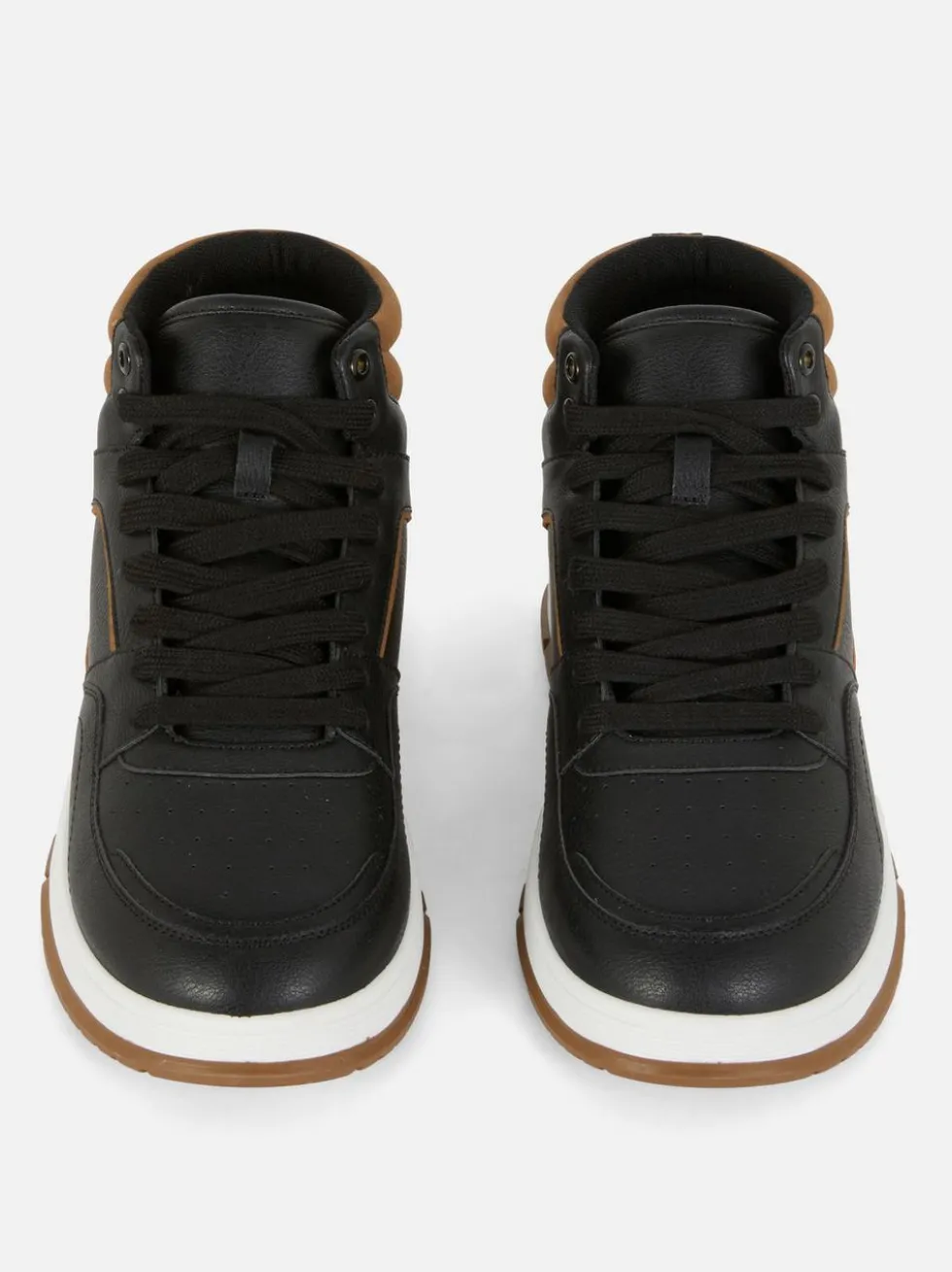 High-Top-Sneaker mit Einsätzen