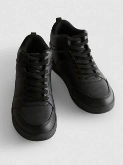 High-Top-Sneaker mit Schnürsenkeln