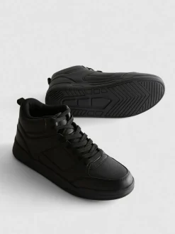High-Top-Sneaker mit Schnürsenkeln