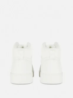 High-Top-Sneakers mit klobiger Sohle