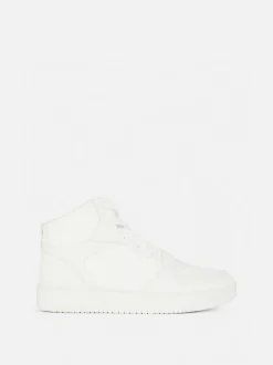 High-Top-Sneakers mit klobiger Sohle