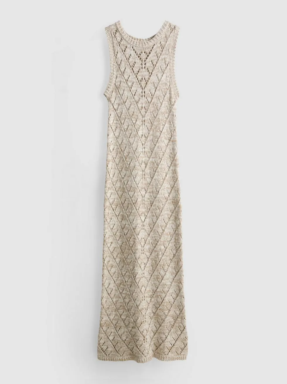 Häkel-Maxikleid mit geometrischem Muster