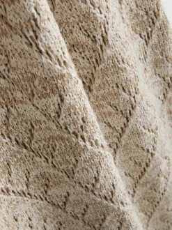 Häkel-Maxikleid mit geometrischem Muster